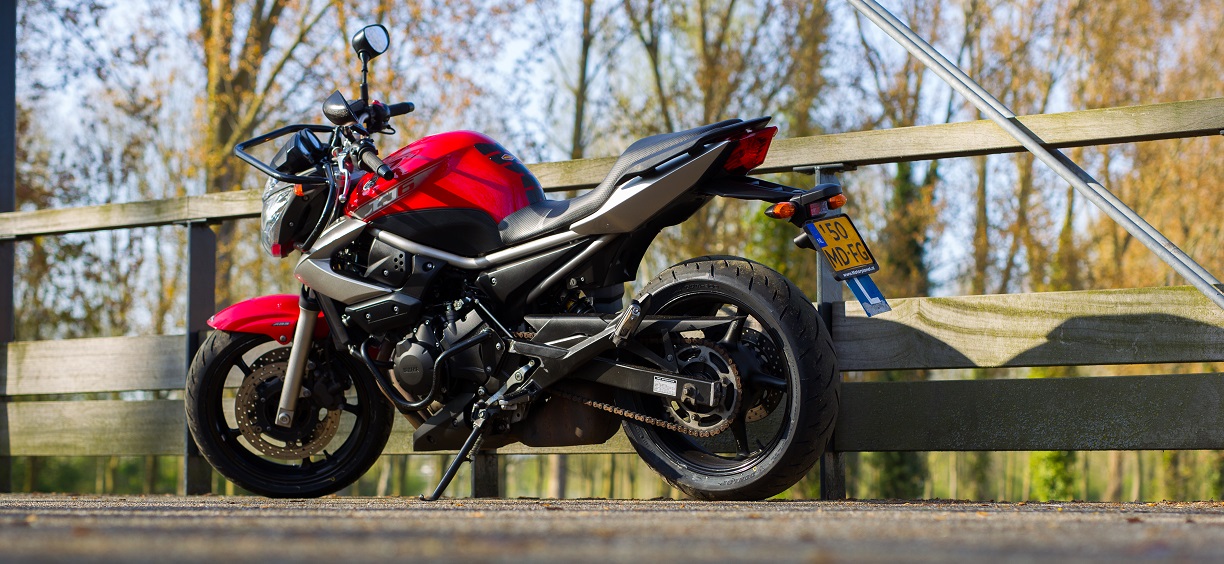 Motor voor Motorrijles voor het Motorrijbewijs Categorie A2